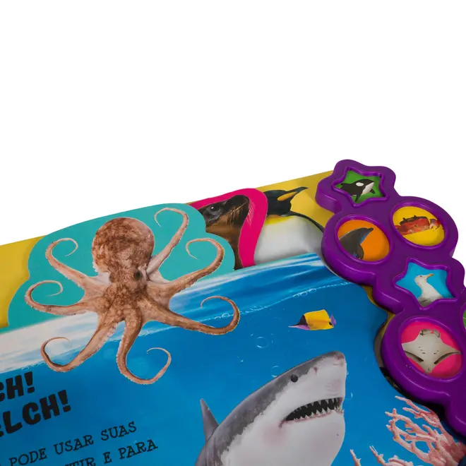 SUPER SONS COM ABAS: NO OCEANO LIVRO INFANTIL - MULTICOR - Foto 4
