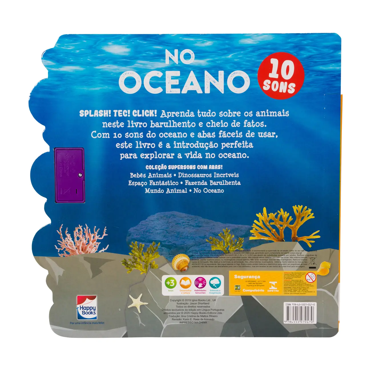 SUPER SONS COM ABAS: NO OCEANO LIVRO INFANTIL - MULTICOR - Foto 5