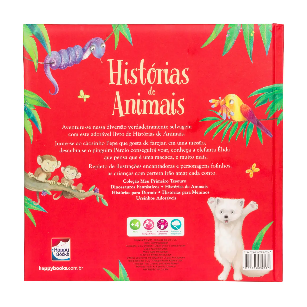 LIVRO MEU PRIMEIRO TESOURO: HISTÓRIAS DE ANIMAIS - MULTICOR - Foto 5