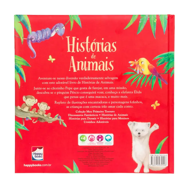 LIVRO MEU PRIMEIRO TESOURO: HISTÓRIAS DE ANIMAIS - MULTICOR - Foto 5