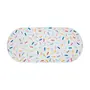 BRANCO/CORES CALEIDOCOLOR - TAPETE PARA COMEDOURO CONFETTI