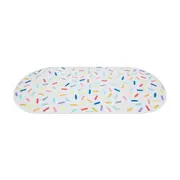 TAPETE PARA COMEDOURO CONFETTI - BRANCO/CORES CALEIDOCOLOR - Foto 2