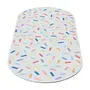 TAPETE PARA COMEDOURO CONFETTI - BRANCO/CORES CALEIDOCOLOR - Foto 3