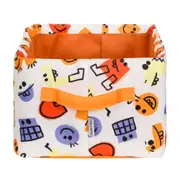 CESTO 20 CM X 28 CM X 16 CM CARA A CARA - BRANCO/CORES CALEIDOCOLOR - Foto 3
