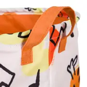 CESTO PARA BRINQUEDOS CARA A CARA - BRANCO/CORES CALEIDOCOLOR - Foto 5