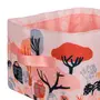 CESTO 20 CM X 28 CM X 16 CM CORUJAS - ROSA ANTIQUE/MULTICOR - Foto 4