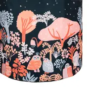 CESTO PARA BRINQUEDOS CORUJAS - ROSA ANTIQUE/MULTICOR - Foto 4