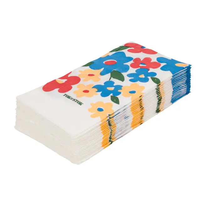 GUARDANAPO 39 CM X 39 CM PACOTE COM 20 PEÇAS CHITA - AZUL HISTÓRICO/MULTICOR - Foto 2