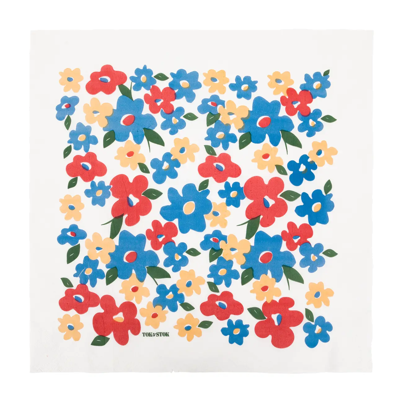 GUARDANAPO 39 CM X 39 CM PACOTE COM 20 PEÇAS CHITA - AZUL HISTÓRICO/MULTICOR - Foto 5