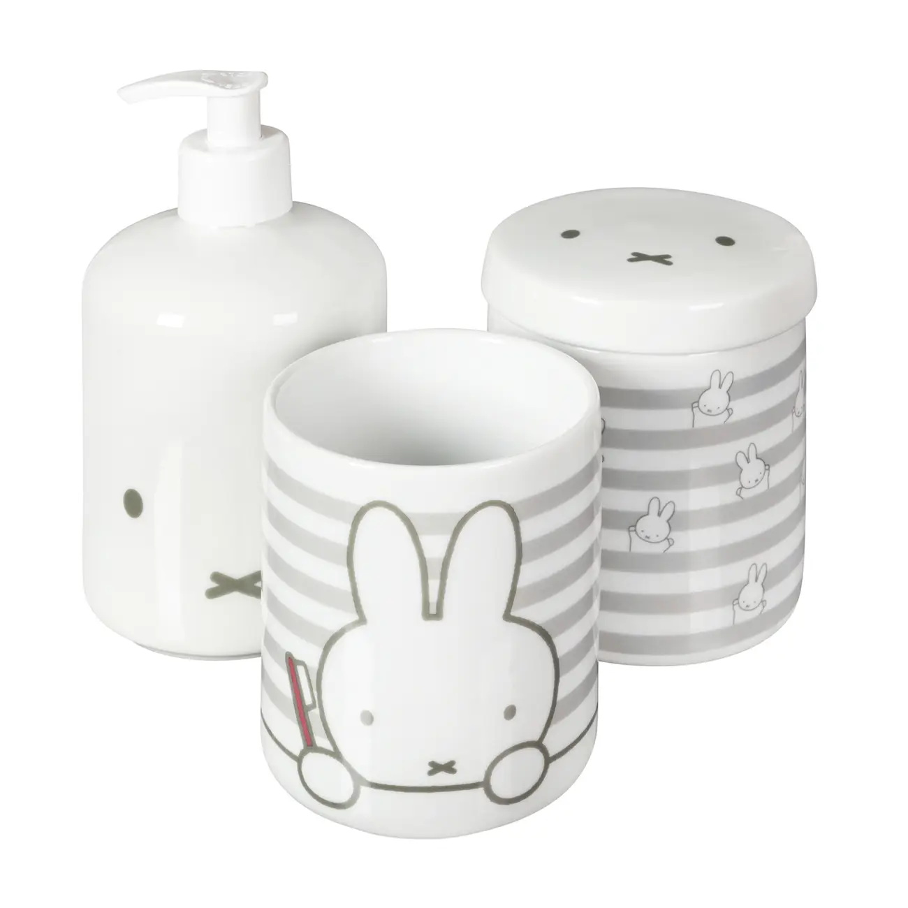 PORTA-ESCOVA PASTA MIFFY - BRANCO/KONKRET - Foto 4