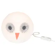 LUMINÁRIA DE MESA CORUJAS - BRANCO/MULTICOR - Foto 2
