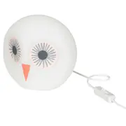 LUMINÁRIA DE MESA CORUJAS - BRANCO/MULTICOR - Foto 3