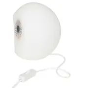 LUMINÁRIA DE MESA CORUJAS - BRANCO/MULTICOR - Foto 4