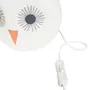 LUMINÁRIA DE MESA CORUJAS - BRANCO/MULTICOR - Foto 6