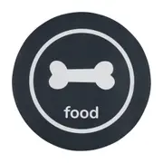 TAPETE PARA COMEDOURO PET FOOD WATER DOG - KONKRET/BRANCO - Foto 1