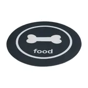 TAPETE PARA COMEDOURO PET FOOD WATER DOG - KONKRET/BRANCO - Foto 2
