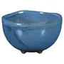TIGELA 14 CM JITIRANA - AZUL HISTÓRIO/ARGILA - Foto 1