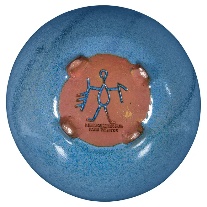 TIGELA 14 CM JITIRANA - AZUL HISTÓRIO/ARGILA - Foto 4