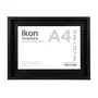 MOLDURA A4 21 CM X 29 CM IKON - PRETO - Foto 1