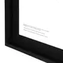 MOLDURA A4 21 CM X 29 CM IKON - PRETO - Foto 3