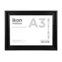 MOLDURA A3 29 CM X 42 CM IKON - PRETO - Foto 1