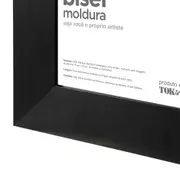 MOLDURA 10 CM X 15 CM BISEL - PRETO - Foto 3