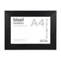 MOLDURA A4 21 CM X 29 CM BISEL - PRETO - Foto 1