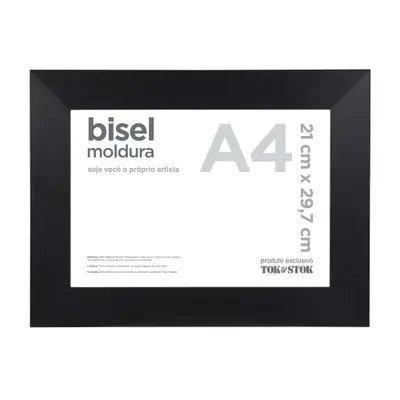 MOLDURA A4 21 CM X 29 CM BISEL