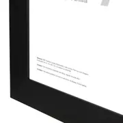 MOLDURA A4 21 CM X 29 CM BISEL - PRETO - Foto 3