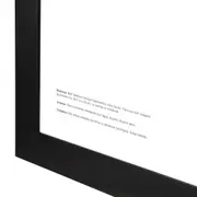 MOLDURA A3 29 CM X 42 CM BISEL - PRETO - Foto 3