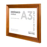 MOLDURA INTRÍNSECO A3 29 CM X 42 CM - NOZES - Foto 2