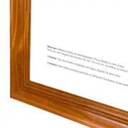 MOLDURA INTRÍNSECO A3 29 CM X 42 CM - NOZES - Foto 3