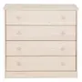 BRANCO LAVADO - CÔMODA 4 GAVETAS 87 CM X 43 CM TIMBER