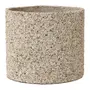 CACHEPÔ 18 CM CASCALHO - FIBRA CLARA/ BRANCO - Foto 2