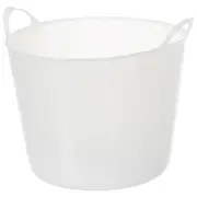 CESTO COM ALÇA 14 L DOBI - BRANCO TRANSLUCIDO - Foto 2