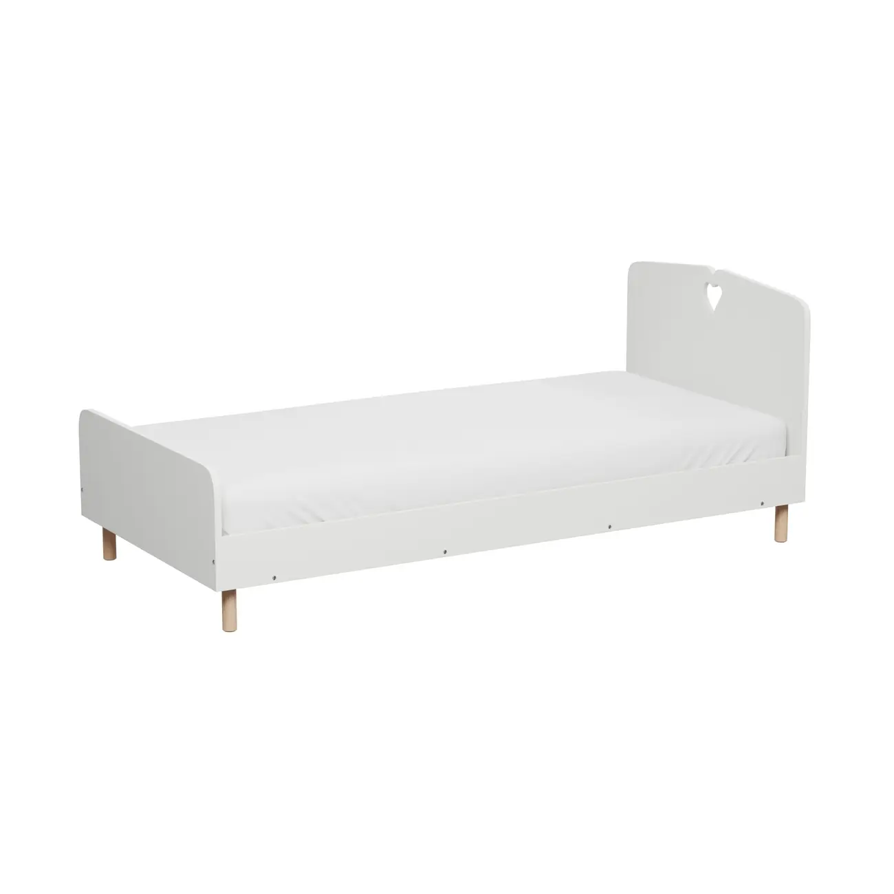 MY LITTLE LOVE CAMA SOLTEIRO 88 CM - BRANCO/NATURAL WASHED - Foto 14