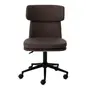 CADEIRA HOME OFFICE ZYGANA - RUBI MOCHA/PRETO - Foto 4