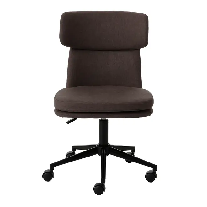 CADEIRA HOME OFFICE ZYGANA - RUBI MOCHA/PRETO - Foto 4