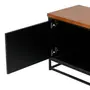 RACK 2 PORTAS 1,40 M X 35 CM SHELVES - PRETO/NOZES - Foto 8