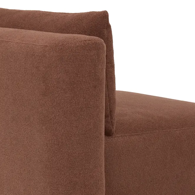 MÓDULO SOFÁ 1 LUGAR ASSENTO 75 CM SHIRO - RUBY MOCHA - Foto 11