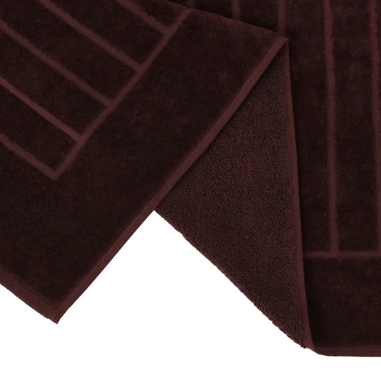TOALHA DE PISO 80 CM X 48 CM CUSHY - MARROM DE LEI - Foto 4