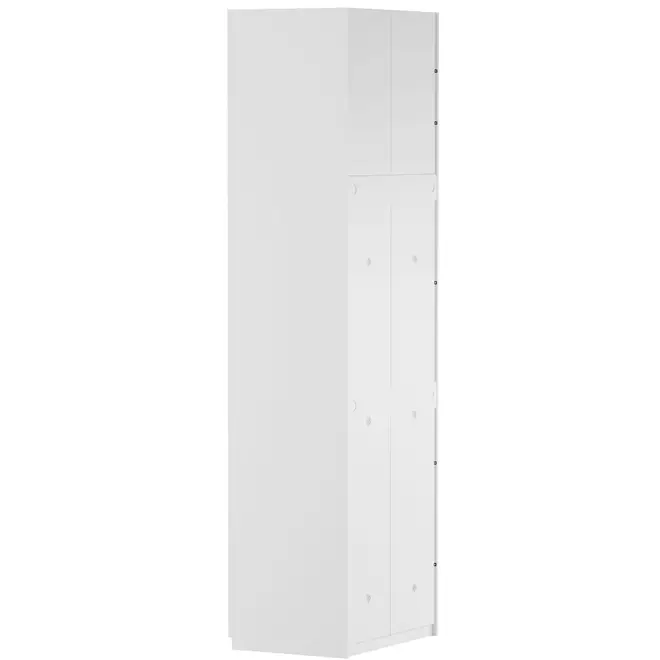 MAXIMUS GUARDA-ROUPA/SAPATEIRA 2 PORTAS 35 - BRANCO - Foto 16