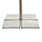 OMBRELONE LATERAL QUADRADO 3 M X 3 M MILUS - CAMELO/BEGE - Foto 8