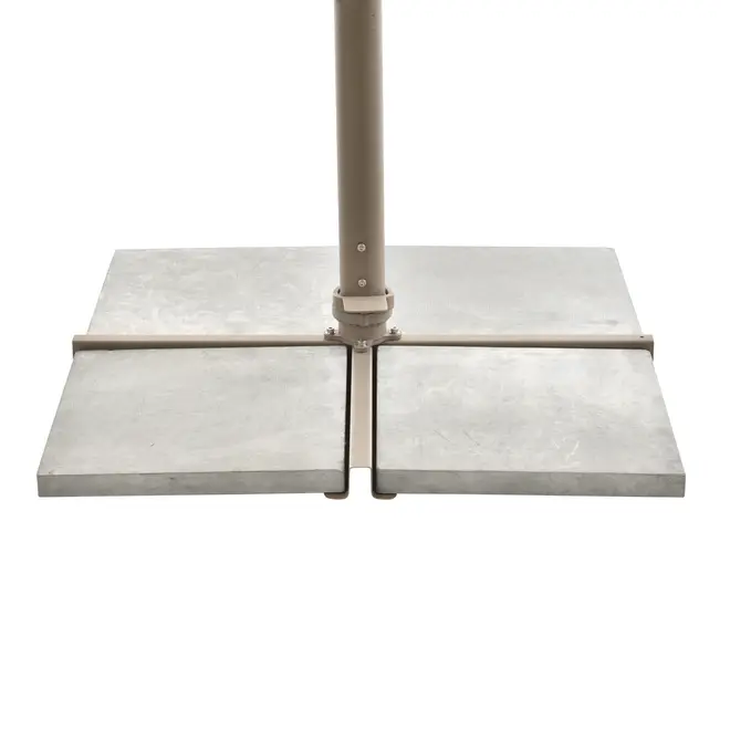 OMBRELONE LATERAL QUADRADO 3 M X 3 M MILUS - CAMELO/BEGE - Foto 8