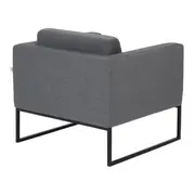 POLTRONA DETROIT - CINZA/PRETO - Foto 4