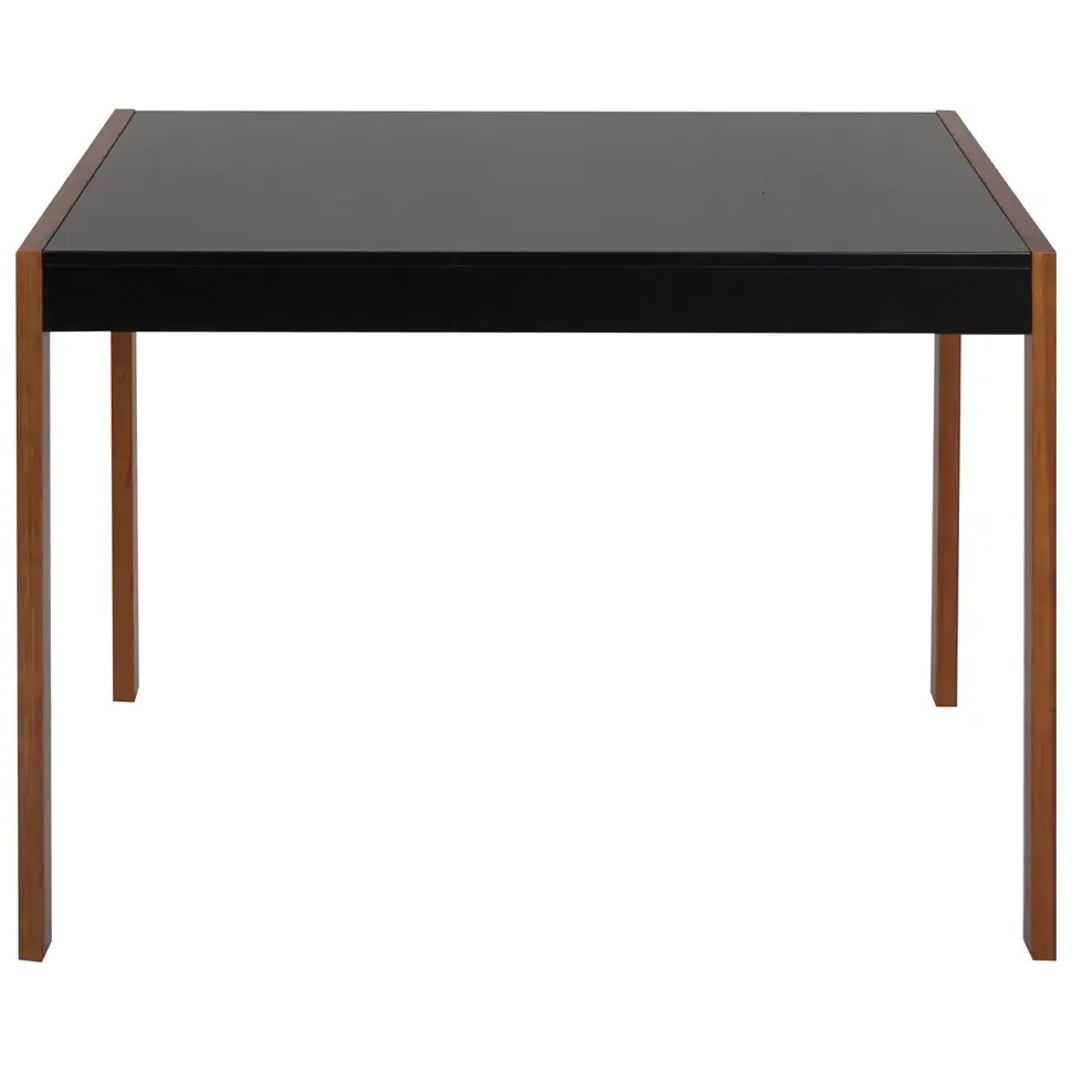 MESA 1,09 M X 80 CM PUERTO - NOZES/PRETO - Foto 1