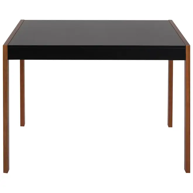 MESA 1,09 M X 80 CM PUERTO - NOZES/PRETO - Foto 1