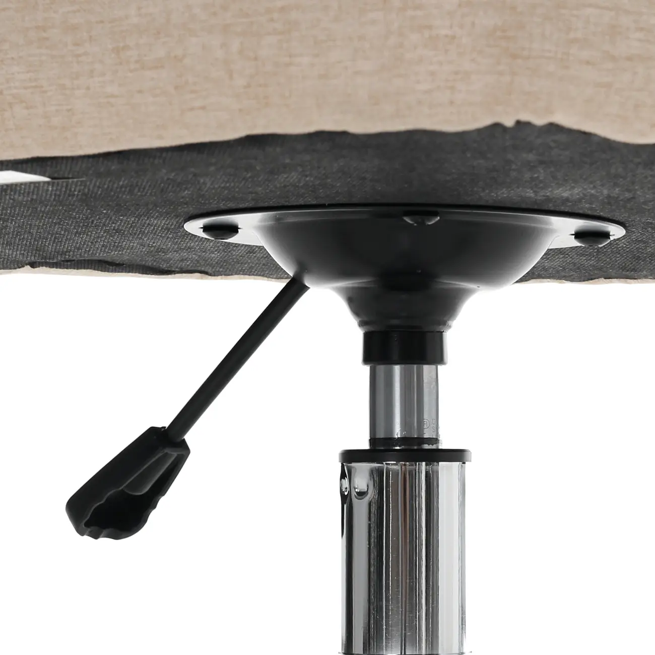 CADEIRA HOME OFFICE DANDY I - CROMADO/BEGE - Foto 9