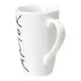 CANECA 400 ML LIVRO EM LOUÇAS AMOR - BRANCO/PRETO - Foto 6