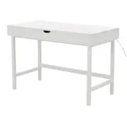PENTEADEIRA COM ESPELHO 1,13 M X 55 CM REVEAL - BRANCO/PRATA - Foto 2